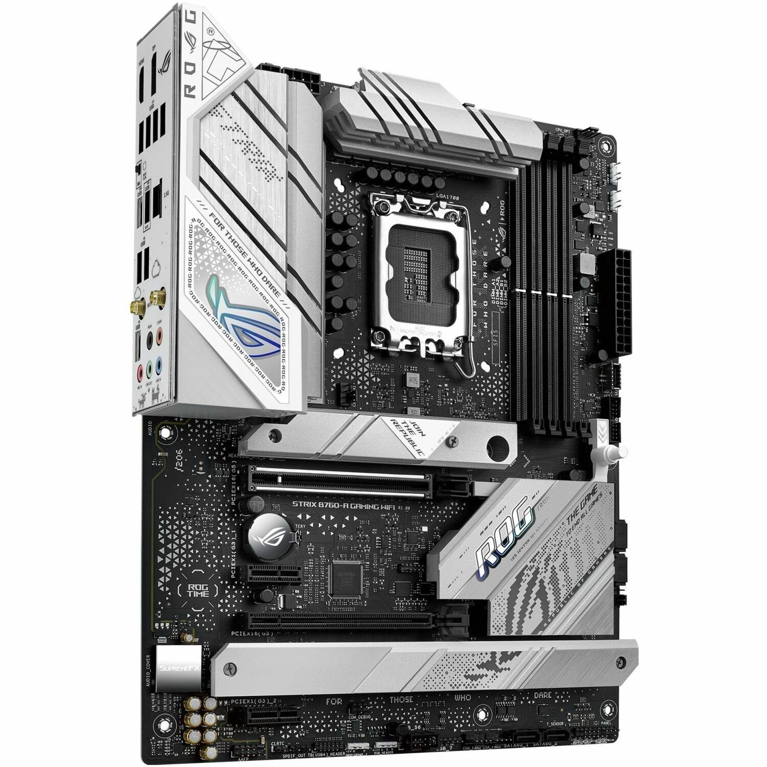 Asus ROG Strix B760-A GAMING WIFI Gaming Desktop Motherboard - Intel B760 Chipset - Socket LGA-1700 - ATX
