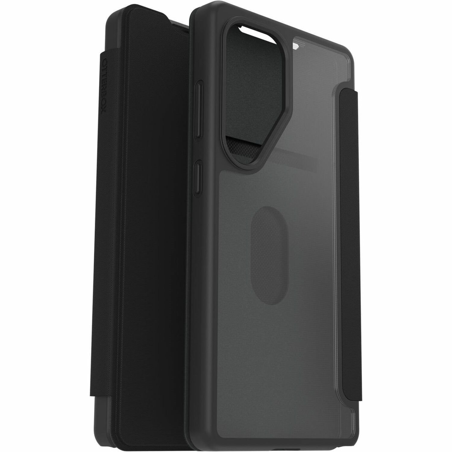 OtterBox React Carrying Case (Folio) Samsung Galaxy S25 Ultra Smartphone - Black Crystal (Clear/Black)