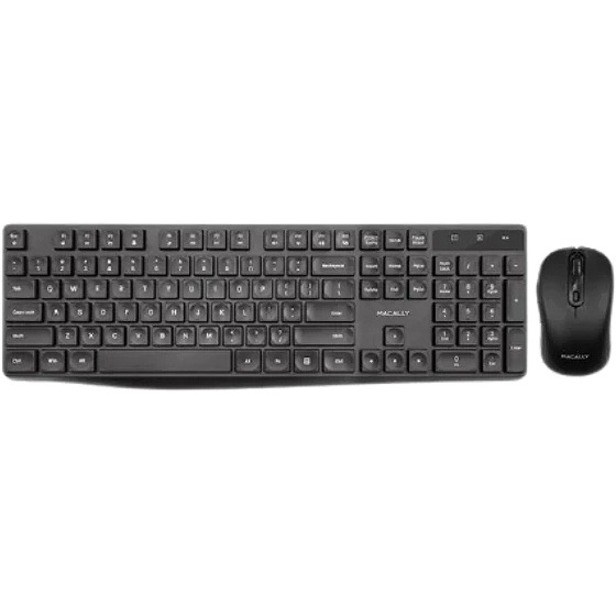 Macally Wireless RF Keyboard and Mouse Combo for Windows PC