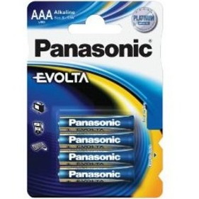 Panasonic EVOLTA Battery - Alkaline - 4 / Pack