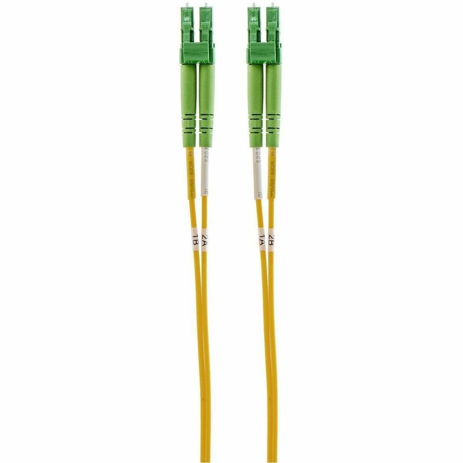 Hubbell Premise Wiring Fiber Optic Patch Cord, Riser Rated, Single ModeDuplex, LCA-LCA, 1 Meter Length