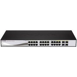 D-Link 28 Port PoE Gigabit Smart Switch Including 4 Combo SFP Ports
