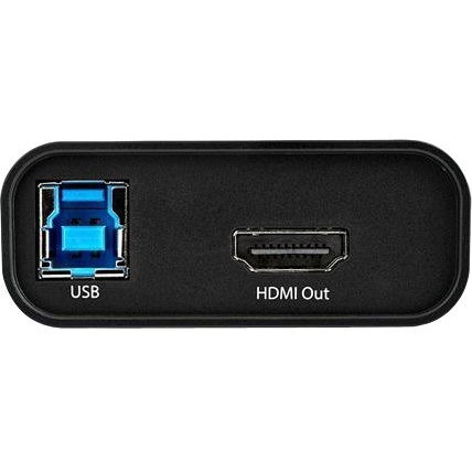 StarTech.com HDMI to USB C Video Capture Device UVC 1080p 60fps, External USB 3.0 HDMI Audio/Video Capture/Live Streaming/Recorder, TAA