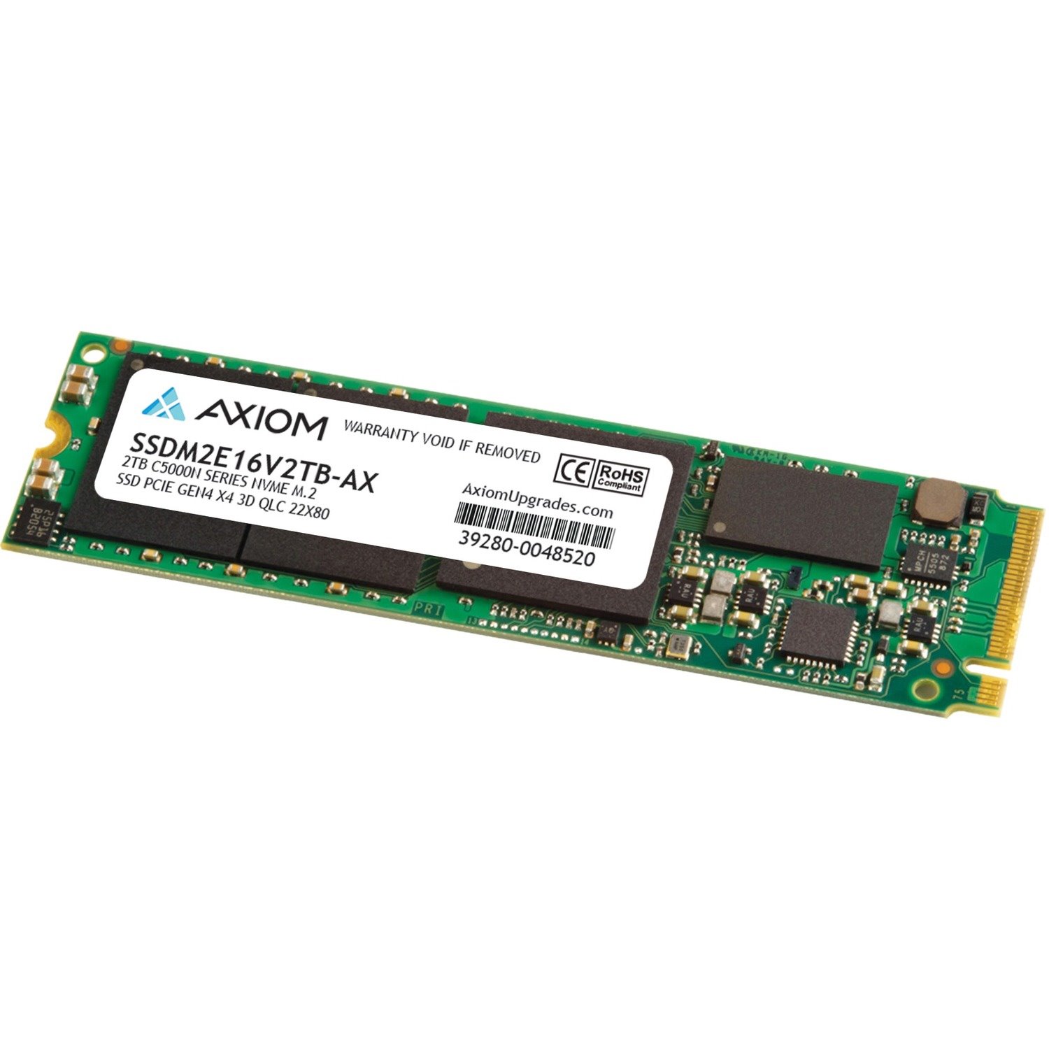Axiom 2 TB Solid State Drive - M.2 Internal - PCI Express NVMe (PCI Express NVMe 4.0 x4)