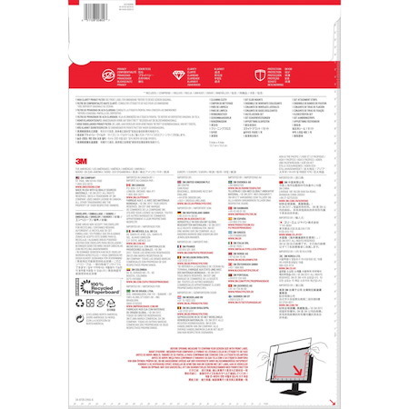 3M™ High Clarity Privacy Filter for 23.8in Monitor, 16:9, HC238W9B