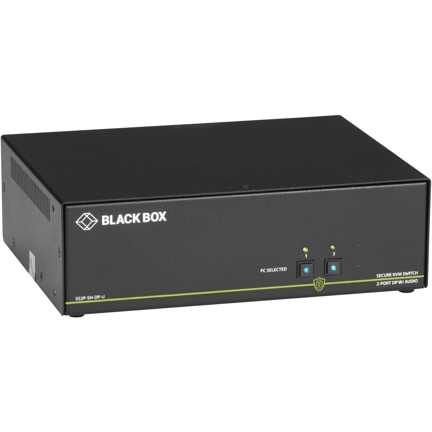 Black Box NIAP 3.0 Secure 2-Port Single-Head DisplayPort KVM Switch