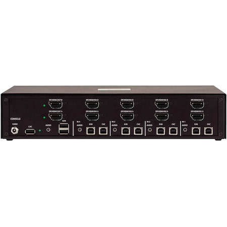 StarTech.com Secure 4-Port Dual-Monitor KVM Switch, HDMI or DisplayPort, 4K 60Hz, NIAP 4.0, CAC, Made in the USA