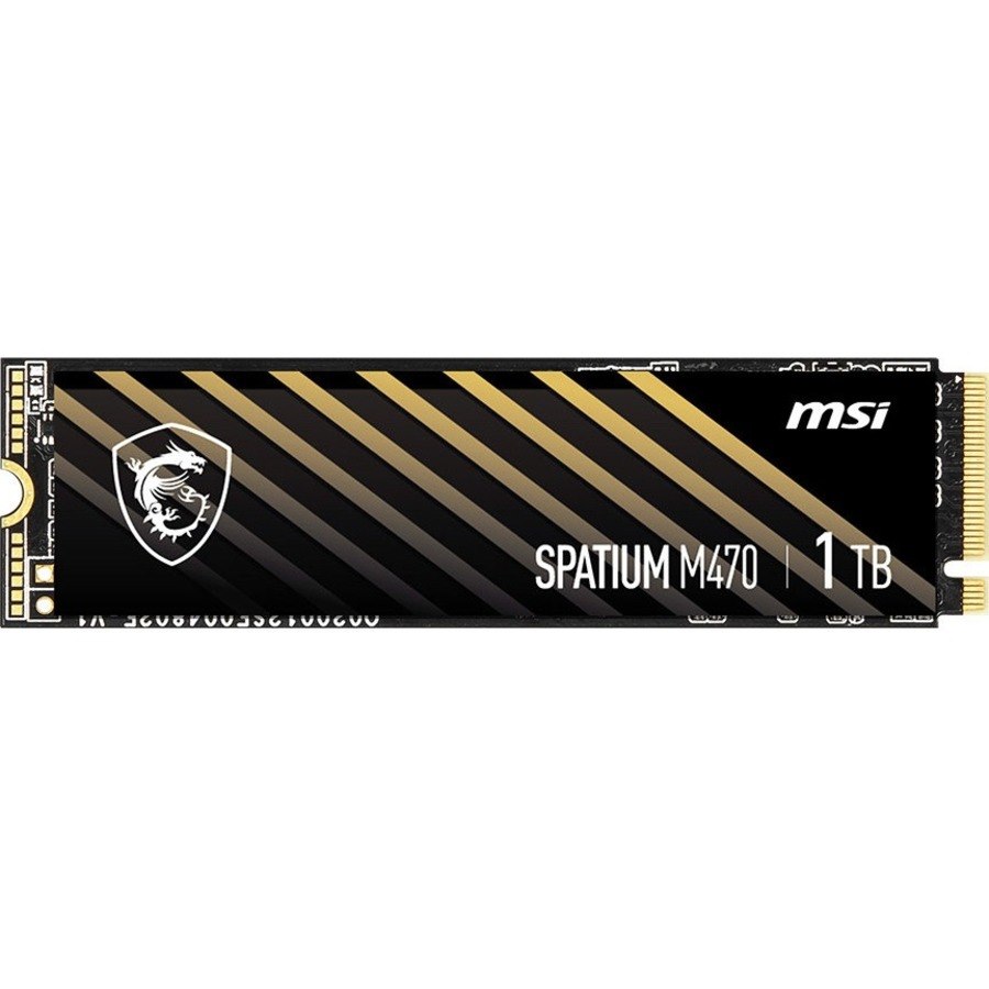 MSI SPATIUM M470 SPATIUM M470 PCIE 4.0 NVME M.2 1 TB Solid State Drive - M.2 2280 Internal - PCI Express NVMe (PCI Express NVMe 4.0 x4)