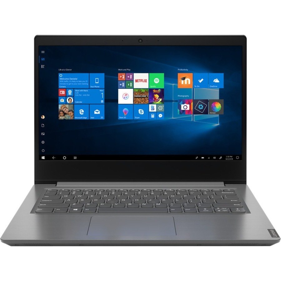 Lenovo V14 IML 82NA0041US 14" Notebook - HD - Intel Core i3 10th Gen i3-10110U - 4 GB - 128 GB SSD - English (US) Keyboard - Mineral Gray