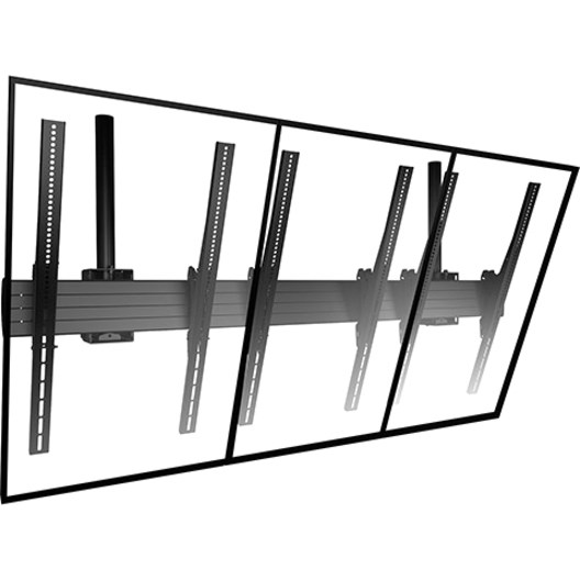 Chief Fusion 3x1 Menu Board Ceiling Display Mount - For Displays 40-55" - Portrait