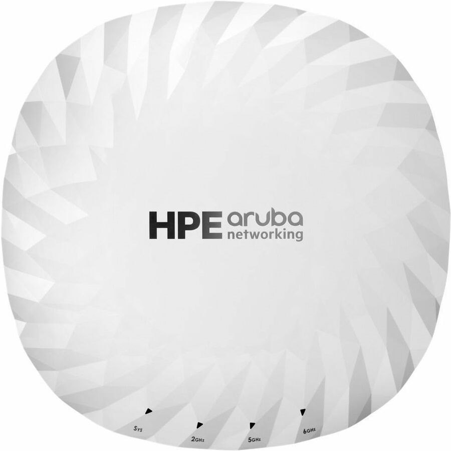 Aruba AP-745 Tri Band Wi-Fi 7 IEEE 802.11a/b/g/n/ac/ax/be/az/mc 9 Gbit/s Draadloos toegangspunt - Indoor - Ja