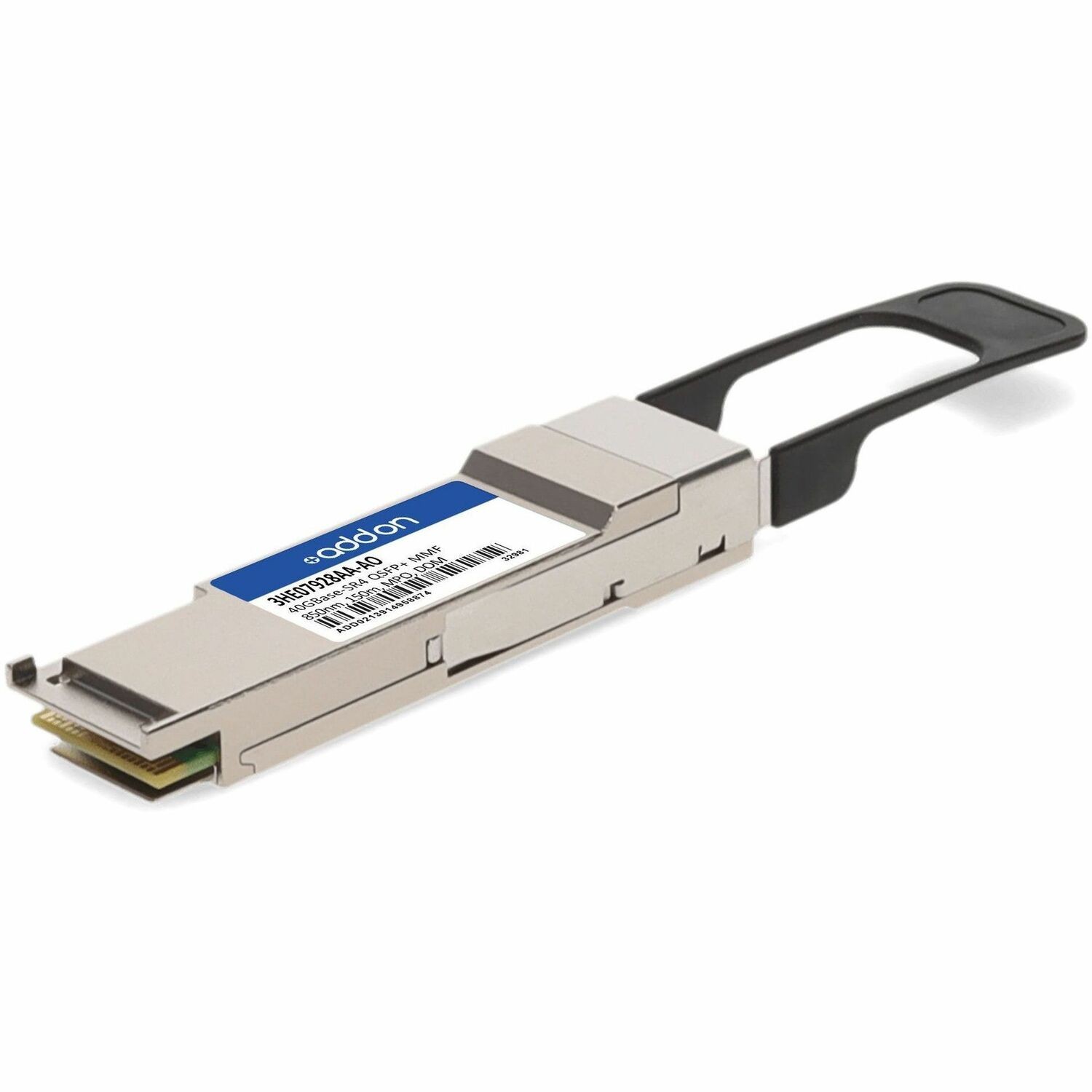 AddOn Alcatel-Lucent Nokia&reg; 3HE07928AA Compatible TAA 40GBase-SR4 QSFP+ Transceiver (MMF, 850nm, 100m, MPO, DOM)
