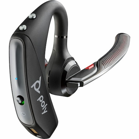 Poly Voyager 5200 Office Wireless Earbud, Over-the-ear Mono Earset - Black