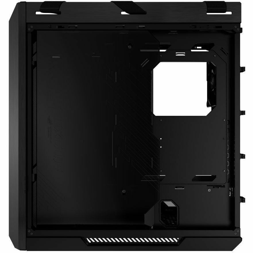 Asus ROG Strix Helios II Gaming Computer Case - EATX, ATX Motherboard Supported - Mid-tower - Tempered Glass, Aluminium, Brushed Aluminium - Black