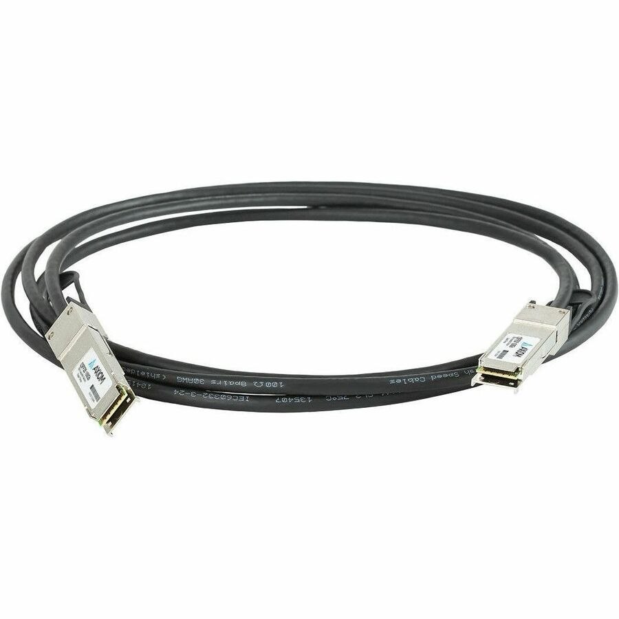 Axiom 100GBASE-CR4 QSFP28 Passive DAC Cable Fortinet Compatible 0.5m