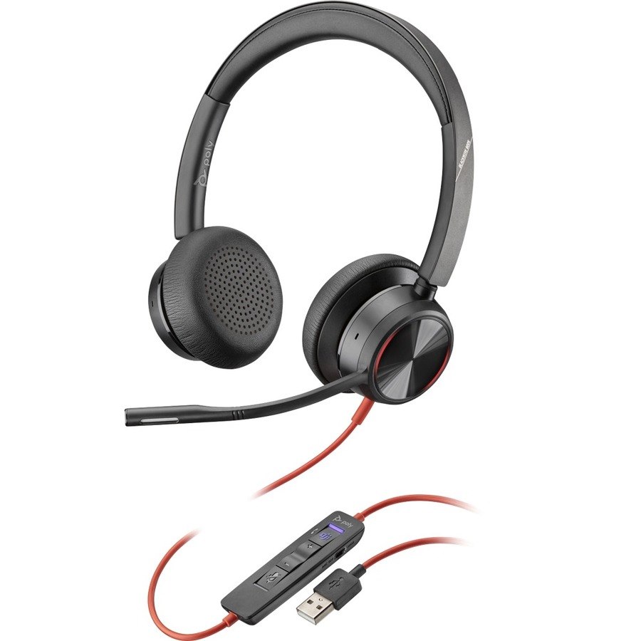 Plantronics Blackwire BW8225-M Wired Over-the-head Stereo Headset