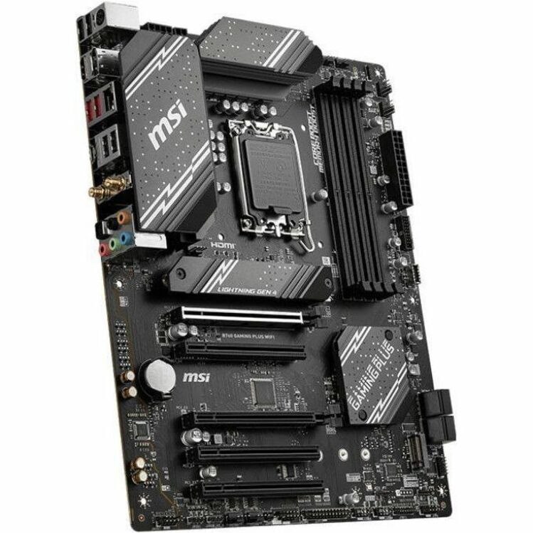 MSI B760 GAMING PLUS WIFI Gaming Desktop Motherboard - Intel B760 Chipset - Socket LGA-1700 - ATX