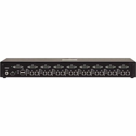 Black Box KVM Switch, NIAP 4.0 Certified - 8-Port, Single-Monitor, DVI-I, CAC
