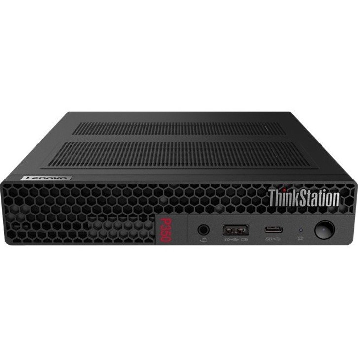 Lenovo ThinkStation P350 30EF001QUS Workstation - 1 Core i5 11th Gen i5-11500T - 16 GB - 256 GB SSD - Tiny - Raven Black