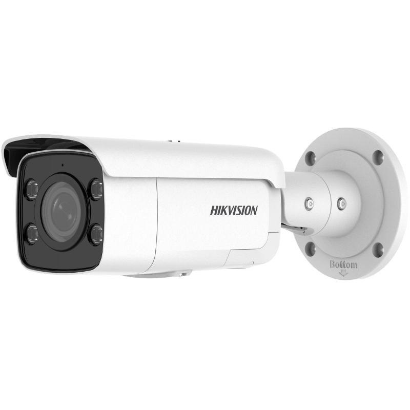 Hikvision ColorVu DS-2CD2T87G2-LSU/SL 8 Megapixel Outdoor 4K Network Camera - Color - Bullet - White