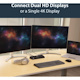 StarTech.com USB 3.0 Docking Station - Windows / macOS Compatible - Supports Dual Displays, HDMI / DisplayPort or 4K Ultra HD on a Single Monitor - USB3DOCKHDPC