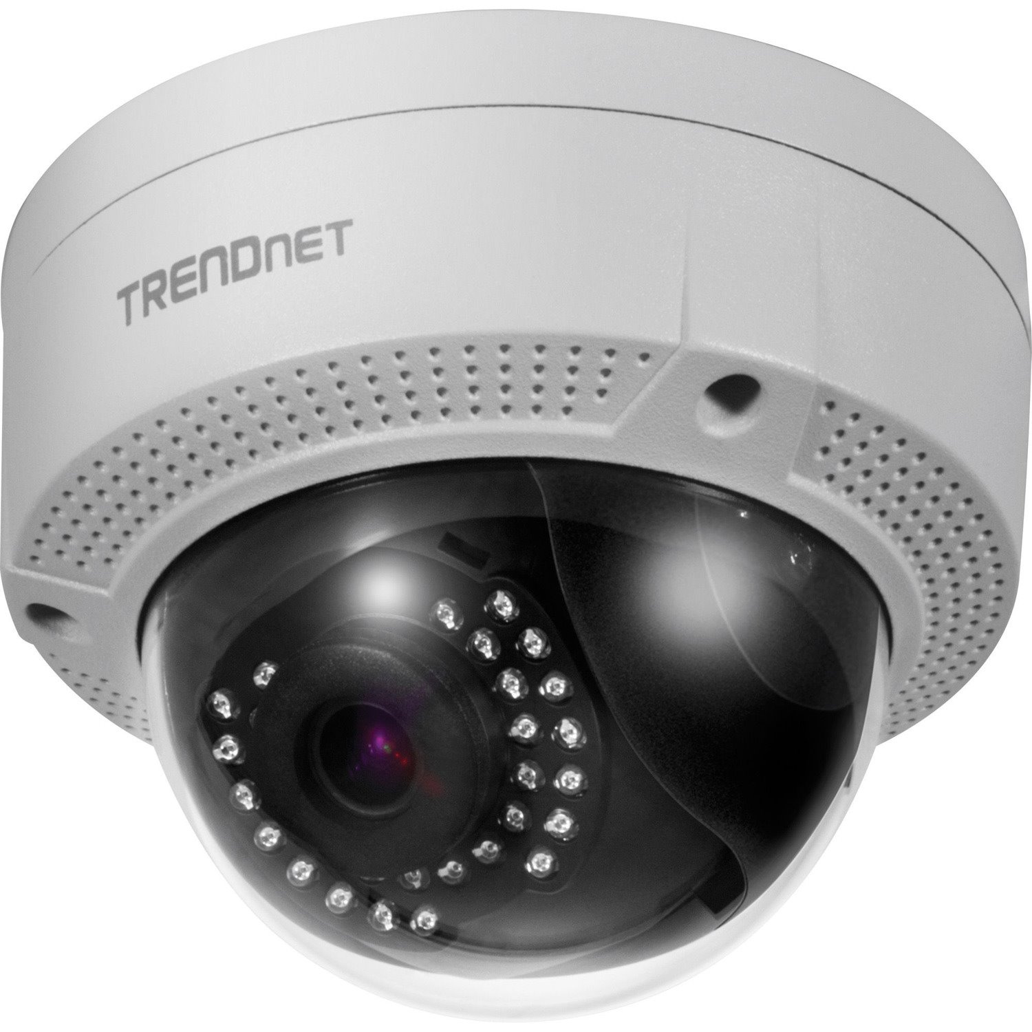 TRENDnet Indoor/Outdoor 4MP H.265 PoE IR Dome Network Camera, TV-IP1329PI, 2560 x 1440, Security Camera with Night Vision up to 30m (98 ft), IP67 Rated, Free iOS and Android Mobile Apps