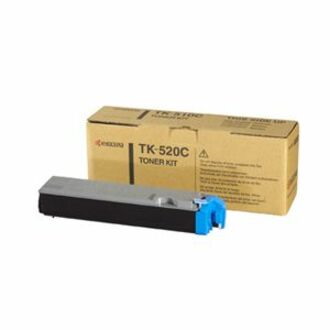 Kyocera TK-520C Original Laser Toner Cartridge - Cyan Pack