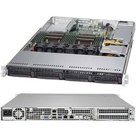 Supermicro SuperServer 6018R-TDW Server Barebone System - 1U Rack-mountable - Socket LGA 2011-v3 - 2 x Processor Support
