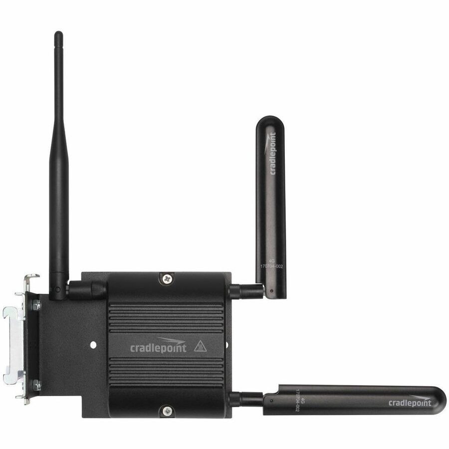 RACKMOUNT.IT Din Rail Mount for Router, Cabinet - Jet Black