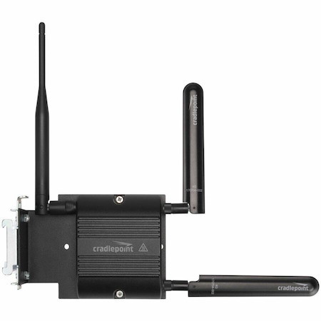 RACKMOUNT.IT Din Rail Mount for Router, Cabinet - Jet Black