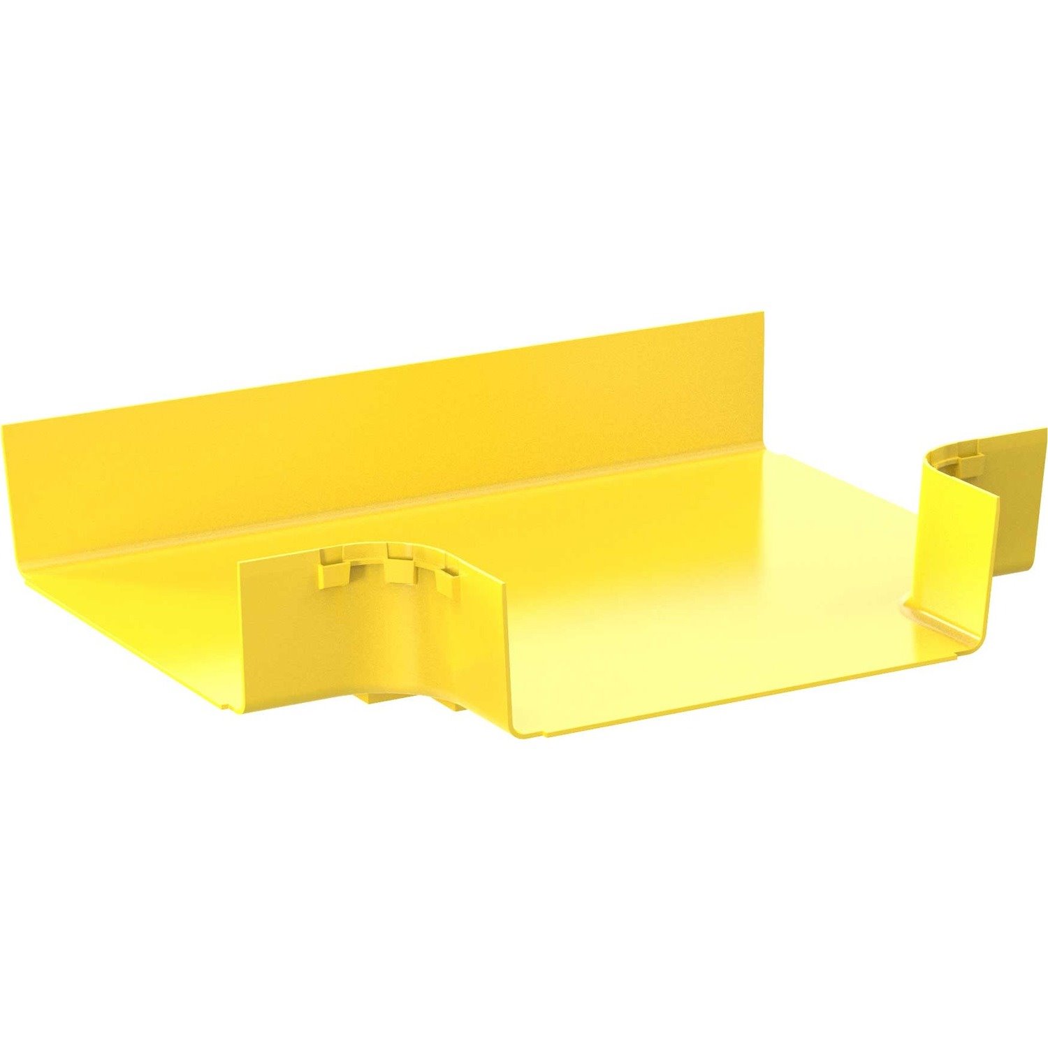Panduit FiberRunner&reg; Horizontal Tee, 12x4, Yellow