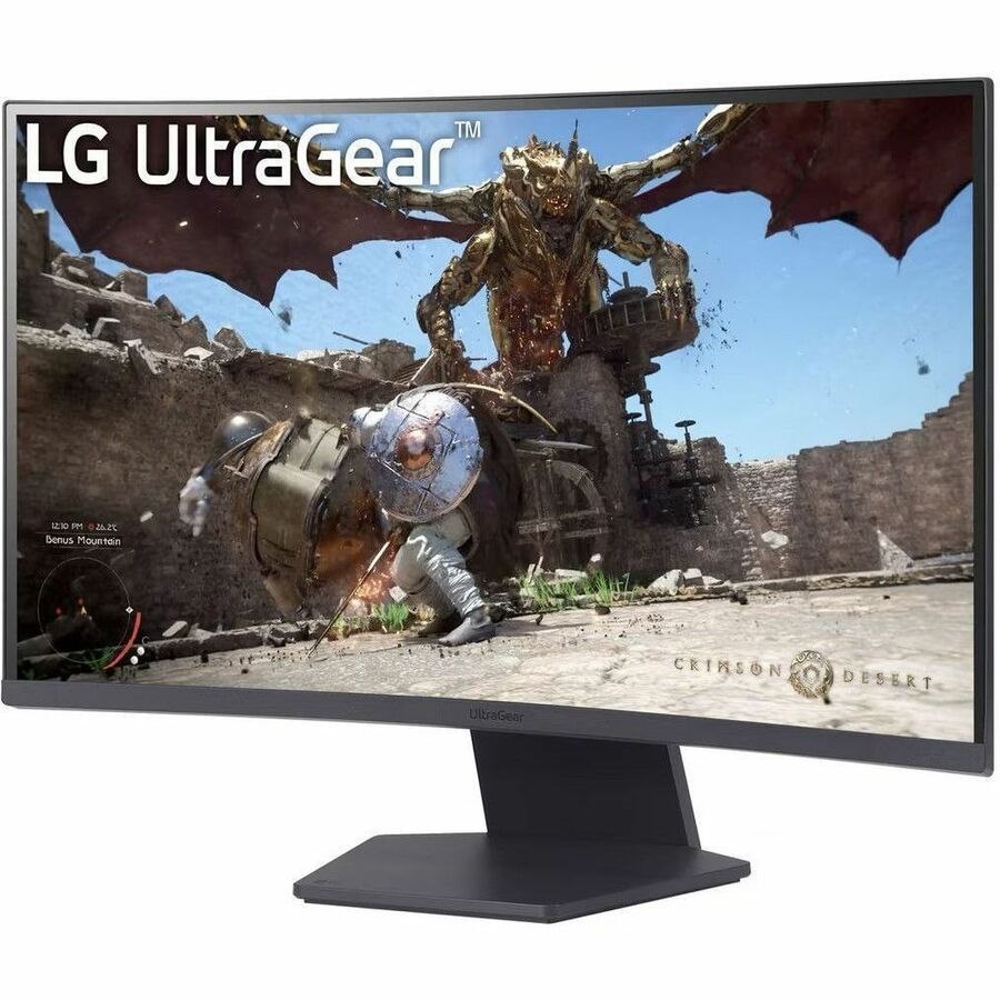 LG UltraGear 27GS60QX-B 27" Class WQHD Curved Screen Gaming LED Monitor - 16:9 - Black