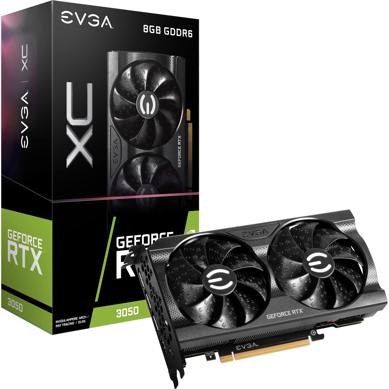 EVGA NVIDIA GeForce RTX 3050 Graphic Card - 8 GB GDDR6