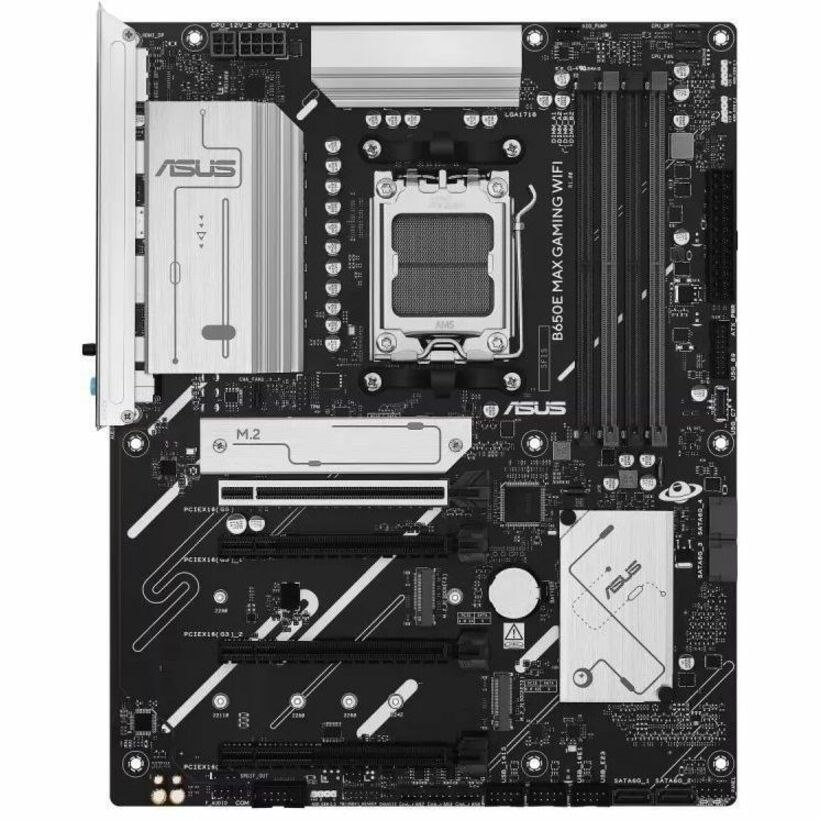 Asus B650e Max Gaming Wifi - Motherboard - Atx - Socket Am5 - Amd B650 Chipset - Usb-C 3.2 Gen2, Usb 3.2 Gen 2, Usb 3.2 Gen 1 - 2.5 Gigabit Lan, Wi-Fi 6E, Bluetooth - Onboard Graphics (Cpu Required) -