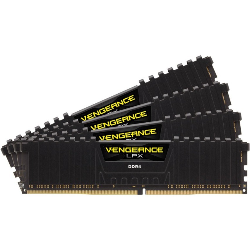 Corsair Vengeance LPX 32GB (4x8GB) DDR4 DRAM 2666MHz C16 Memory Kit - Black Kit