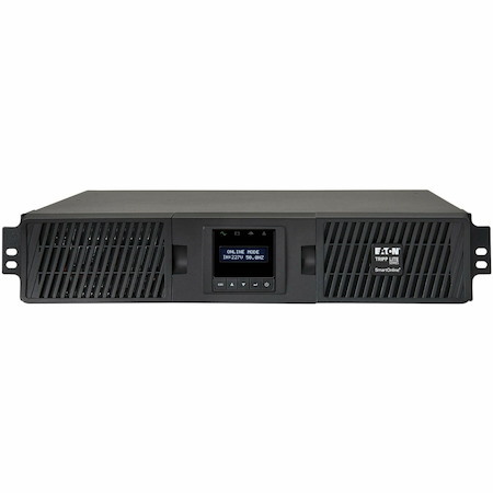 Eaton Tripp Lite Series SmartOnline 1500VA 1350W 208/230V Double-Conversion UPS - 8 Outlets, Extended Run, Network Card Option, LCD, USB, DB9, 2U Rack/Tower