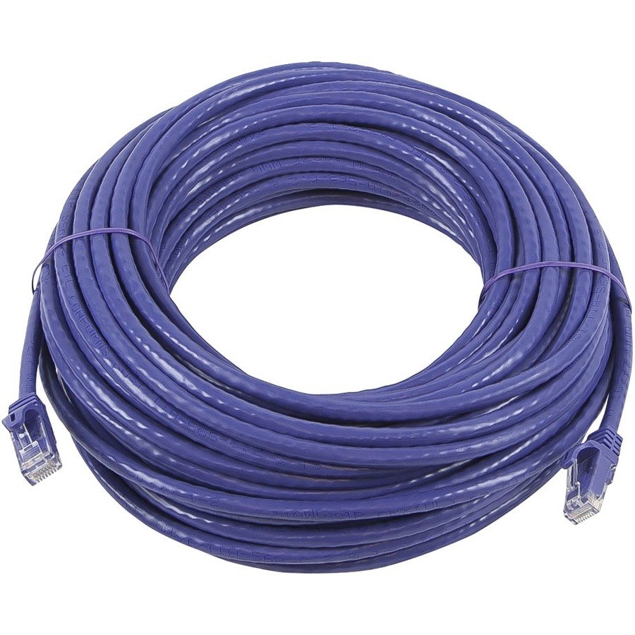 Monoprice FLEXboot Series Cat5e 24AWG UTP Ethernet Network Patch Cable, 75ft Purple