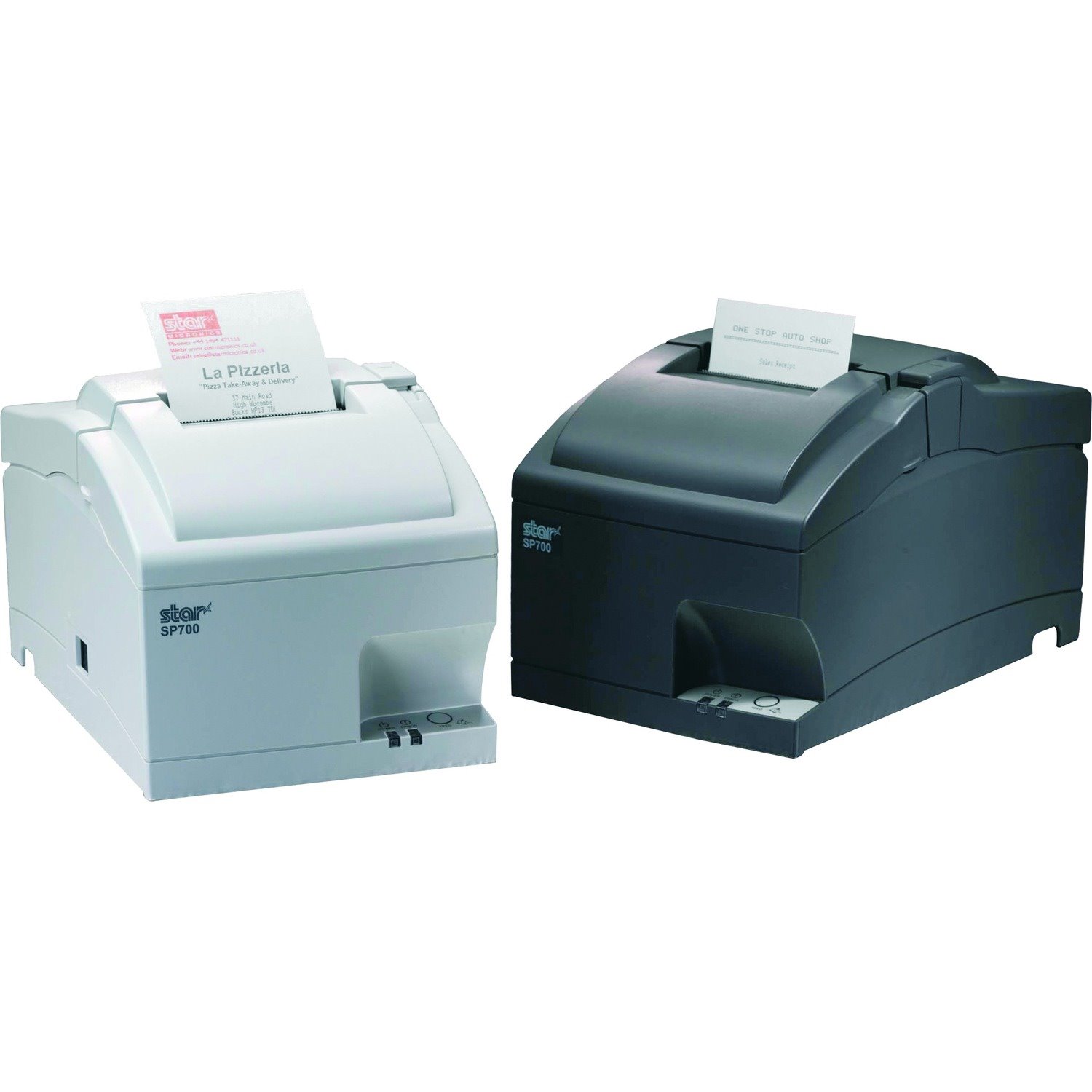 Star Micronics SP742 Desktop Dot Matrix Printer - Monochrome - Receipt Print - With Cutter - White