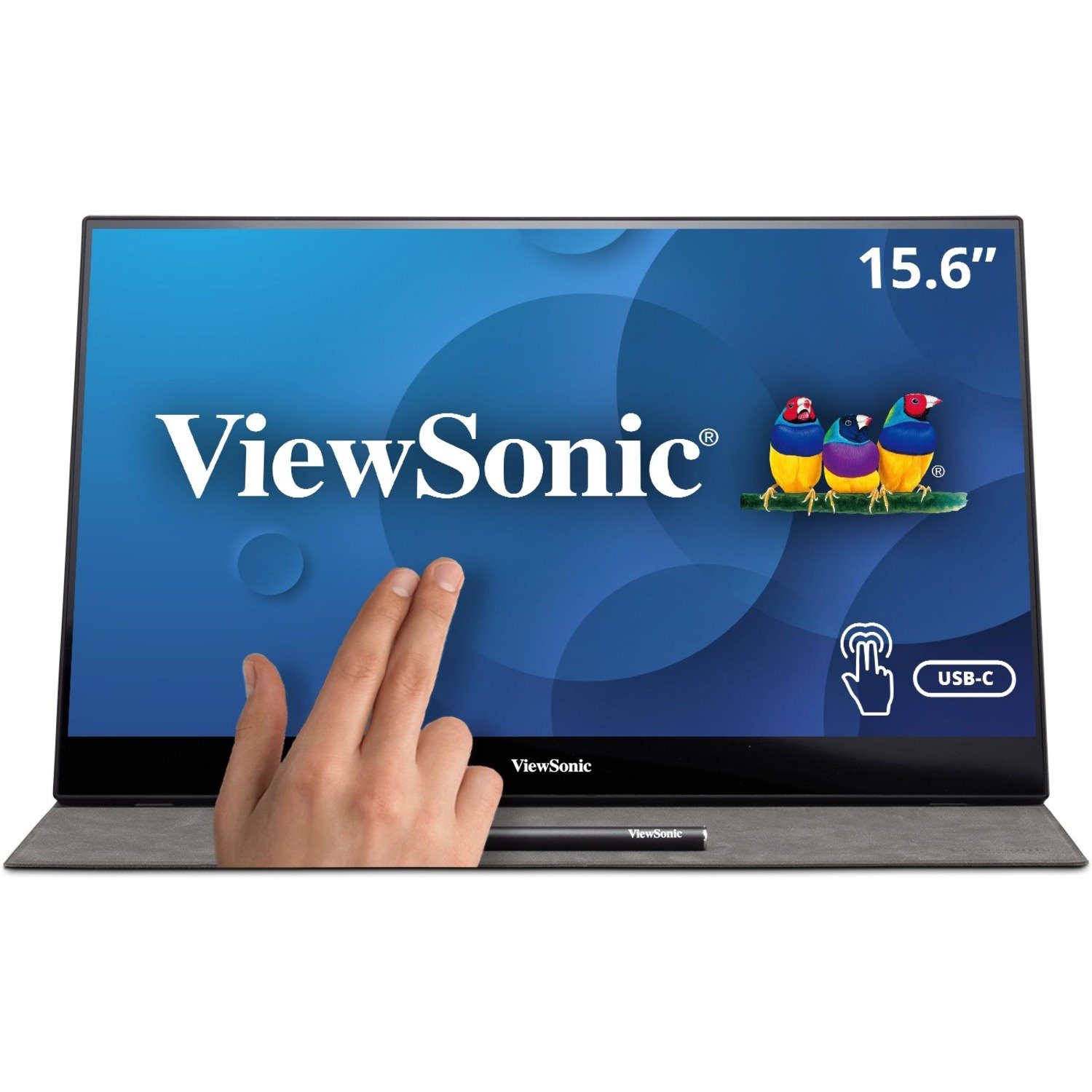 ViewSonic TD1655 16" Class LCD aanraakscherm monitor - 16:9 - 6,50 ms