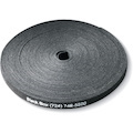 Black Box Hook and Loop Cable Wrap - 5/8" x 75', Black, 75-ft. (22.8-m) Roll