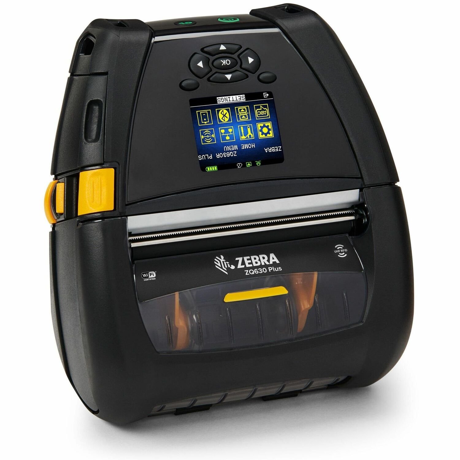 Zebra ZQ630 Mobile Direct Thermal Printer - Monochrome - Handheld - Label Print - Bluetooth - Wireless LAN - Near Field Communication (NFC) - RFID