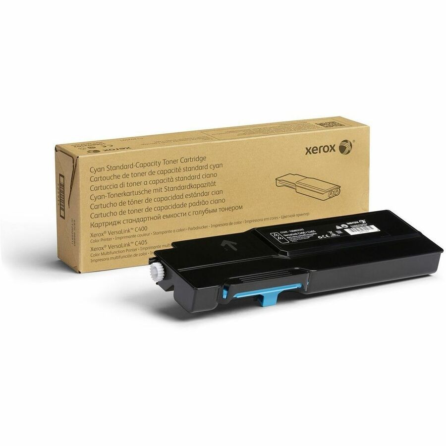 Xerox Origineel Standaard Rendement Laser Tonercartridge - Cyaan Verpakking