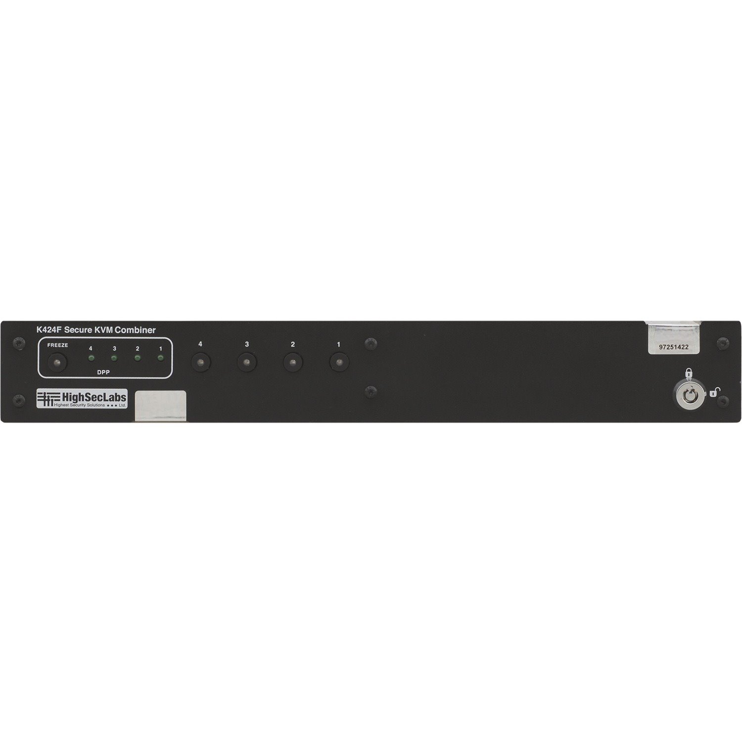 Kramer K424F HighSecLabs Secure 4-Port, Dual-Display, DVI-D KVM Combiner