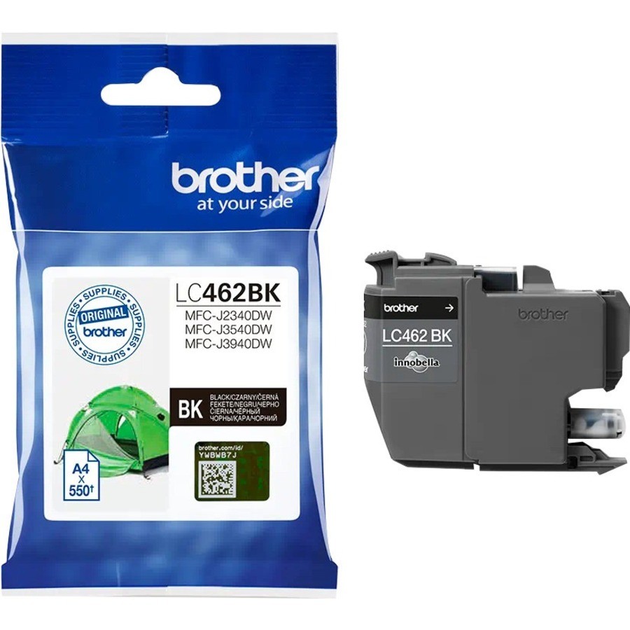 Brother LC462BK Original Inkjet Ink Cartridge - Single Pack - Black - 1 Piece