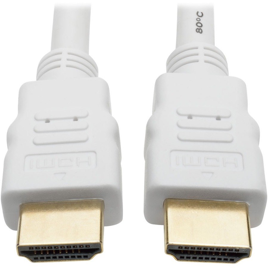 Eaton Tripp Lite Series High-Speed HDMI Cable, Digital Video and Audio, HD (M/M), White, 25 ft. (7.62 m)