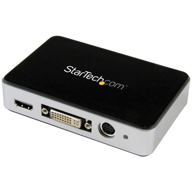 StarTech.com HDMI Video Capture Device - 1080p - 60fps Game Capture Card - USB Video Capture Card - with HDMI DVI VGA