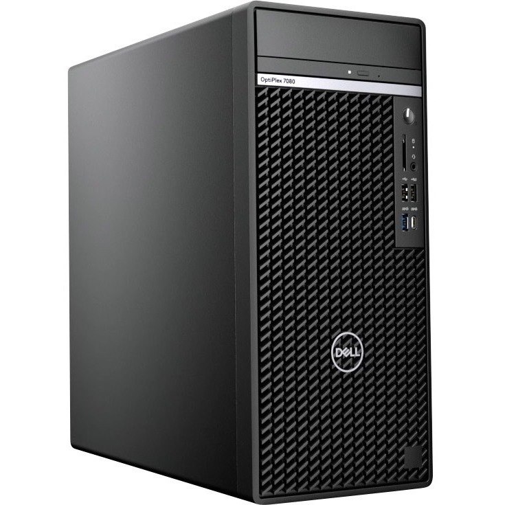 Dell OptiPlex 3000 3080 Desktop Computer - Intel Core i5 10th Gen i5-10505 - 8 GB - 256 GB SSD - Mini-tower - Black