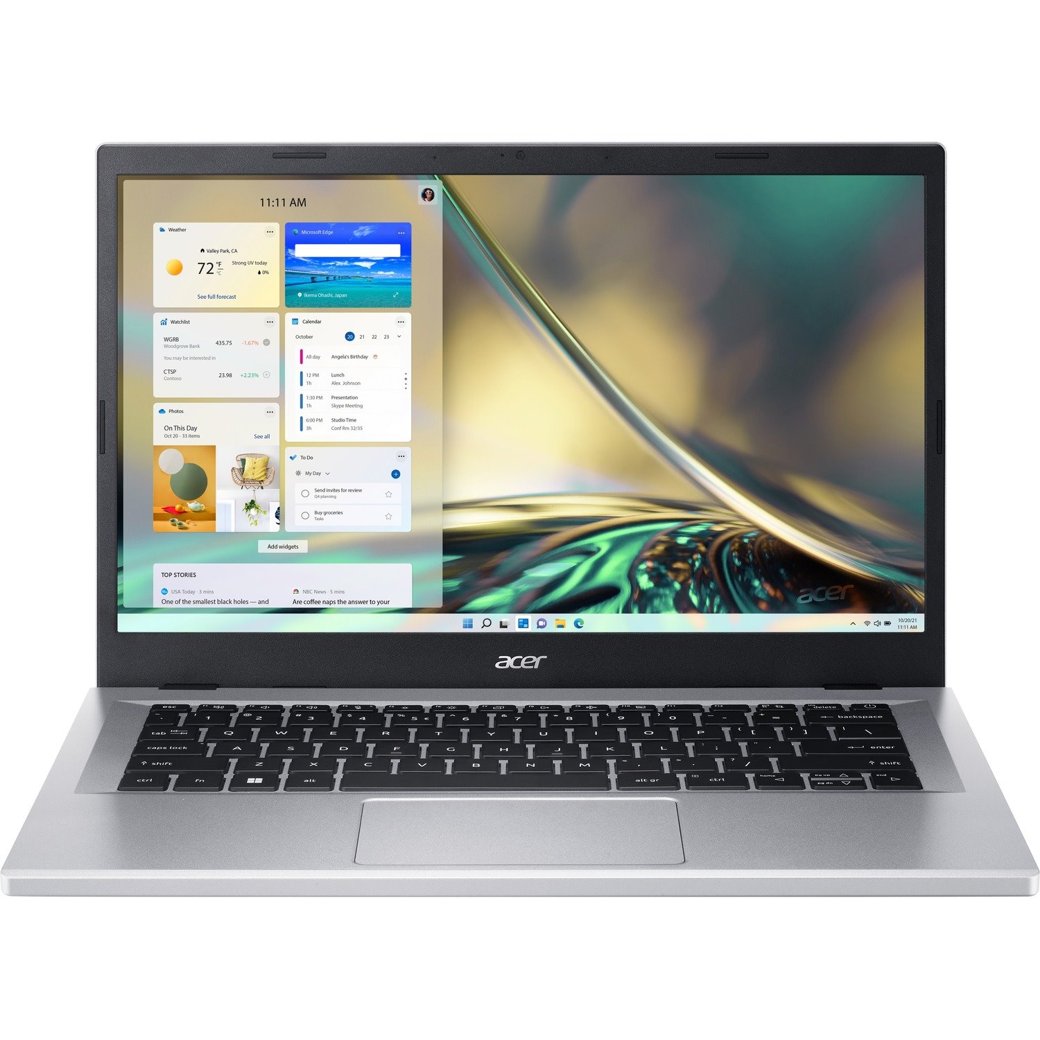 Acer Aspire 3 A314-36P A314-36P-37L3 35.6 cm (14") Notebook - Full HD - Intel Core i3 i3-N305 - 8 GB - 512 GB SSD - English (UK) Keyboard - Silver