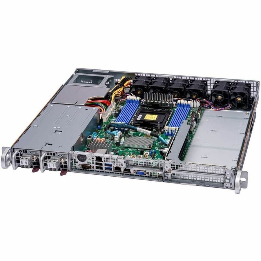 Supermicro SuperServer SYS-111E-FDWTR Server Barebone System - 1U Rack-mountable - Socket LGA-4677 - 1 x Processor Support