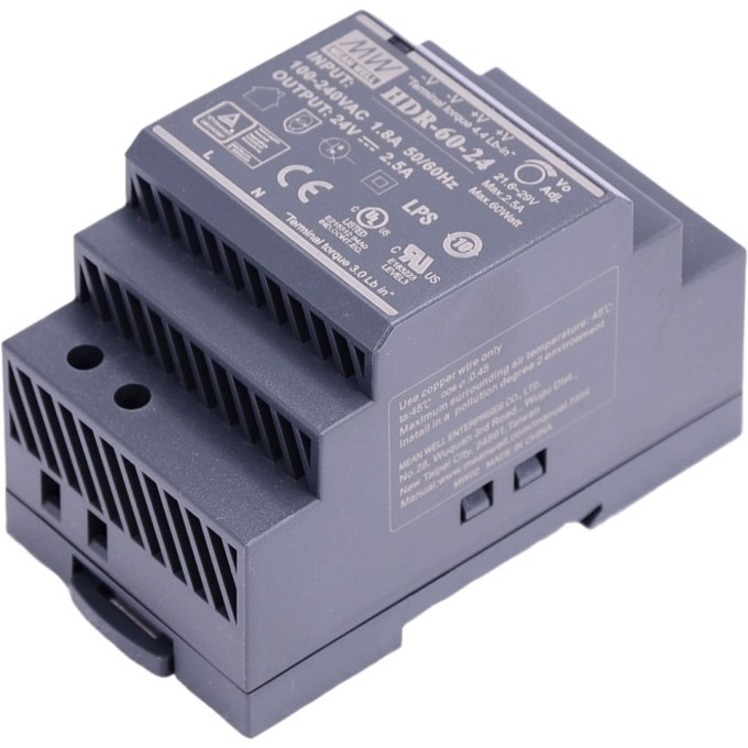 Din-Rail Mount PSU for DS-KAD706/DS-KAD706-S 24VDC 60W